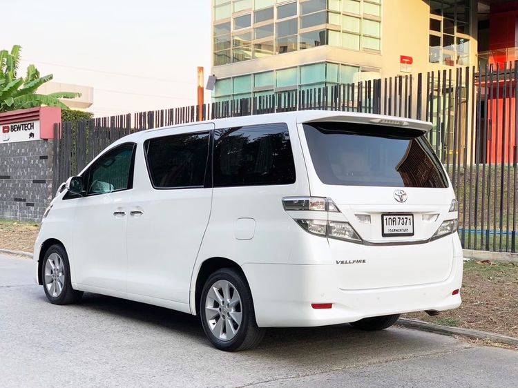 Toyota Vellfire 2008 2.4 V Van เบนซิน ไม่ติดแก๊ส เกียร์อัตโนมัติ ขาว รูปที่ 4