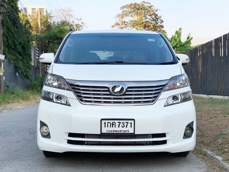 Toyota Vellfire 2008 2.4 V Van เบนซิน ไม่ติดแก๊ส เกียร์อัตโนมัติ ขาว รูปที่ 2