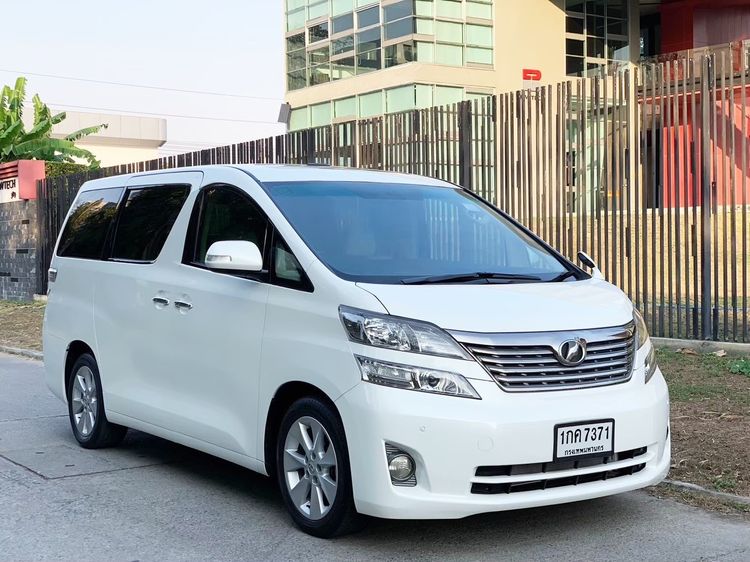 Toyota Vellfire 2008 2.4 V Van เบนซิน ไม่ติดแก๊ส เกียร์อัตโนมัติ ขาว รูปที่ 3