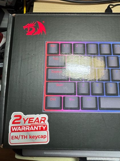 Dragonborn Red keyboard RGB รูปที่ 3