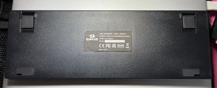 Dragonborn Red keyboard RGB รูปที่ 9