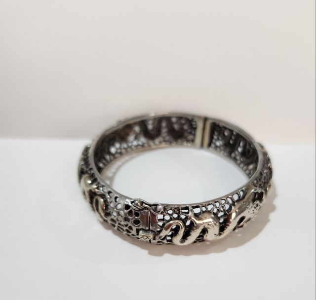กำไลเงินมังกร. 2บาท  (31กรัม) รูปที่ 6
