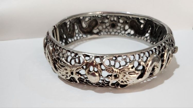 กำไลเงินมังกร. 2บาท  (31กรัม) รูปที่ 4