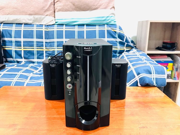 ลำโพงคอม ต่อบลูทรูได้ MusicD.J.สภาพใหม่มากครับ