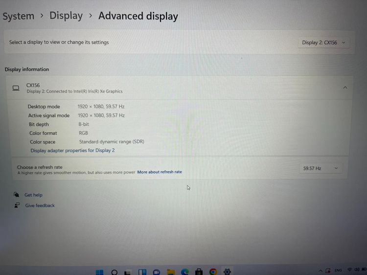 จอคอม 4K UHD GAMING CX156 15.6 นิ้ว ใช้งานได้ดี ราคาถูกใจ รูปที่ 8