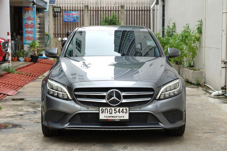 Mercedes-Benz C-Class 2019 C300 Sedan ปลั๊กอินไฮบริด (PHEV) ไม่ติดแก๊ส เกียร์อัตโนมัติ เทา รูปที่ 3