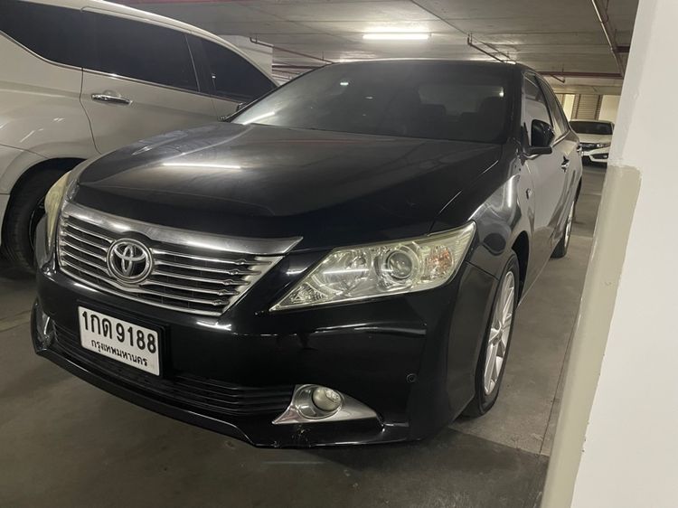 Toyota Camry 2012 2.5 G Sedan เบนซิน ไม่ติดแก๊ส เกียร์อัตโนมัติ ดำ รูปที่ 3