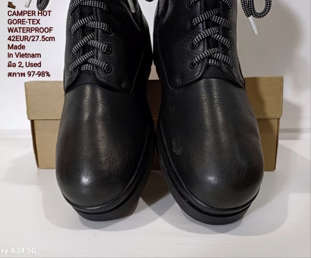 CAMPER HOT GORE-TEX, WATERPROOF Boots 42EU(27.5cm) Original ของแท้ มือ 2 สภาพใกล้เคียงของใหม่, รองเท้าบู้ท CAMPER หนังแท้ พื้นเต็ม สวยมาก รูปที่ 7