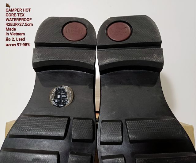 CAMPER HOT GORE-TEX, WATERPROOF Boots 42EU(27.5cm) Original ของแท้ มือ 2 สภาพใกล้เคียงของใหม่, รองเท้าบู้ท CAMPER หนังแท้ พื้นเต็ม สวยมาก รูปที่ 11