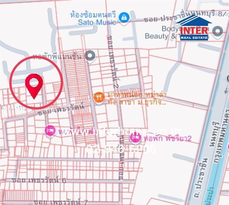 ไม่ใช่ ที่ดิน 333.3 ตร.ว. ที่ดิน ซอยประชาชื่นนนทบุรี8 (ซอยเพชรรัตน์3-6) ถนนงามวงศ์วาน ถนนประชาชื่น เมืองนนทบุรี นนทบุรี รูปที่ 4