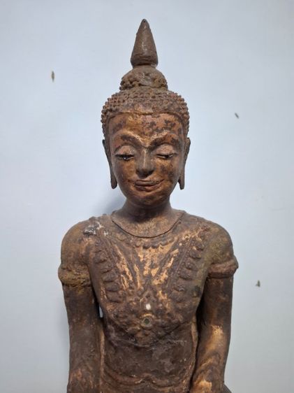🚩(มาใหม่) พระบูชาทรงเครื่องเนื้อดินเผาสมัยอยุธยา รูปที่ 2
