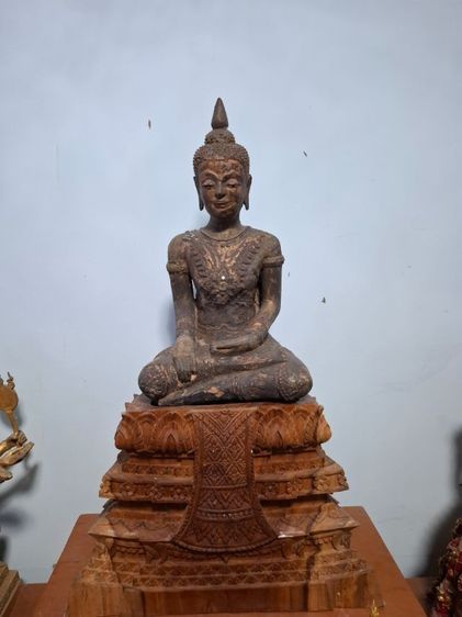 🚩(มาใหม่) พระบูชาทรงเครื่องเนื้อดินเผาสมัยอยุธยา