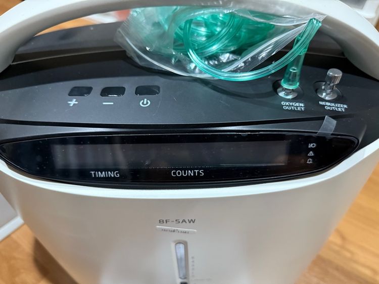 ของใหม่ ราคามือสองซื้อมาพร้อมกัน  เครื่องผลิตออกซิเจน Yuwell 8F-5AW รูปที่ 8