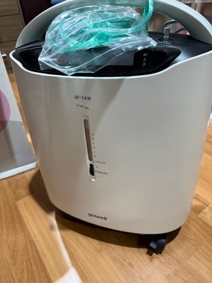 ของใหม่ ราคามือสองซื้อมาพร้อมกัน  เครื่องผลิตออกซิเจน Yuwell 8F-5AW รูปที่ 5