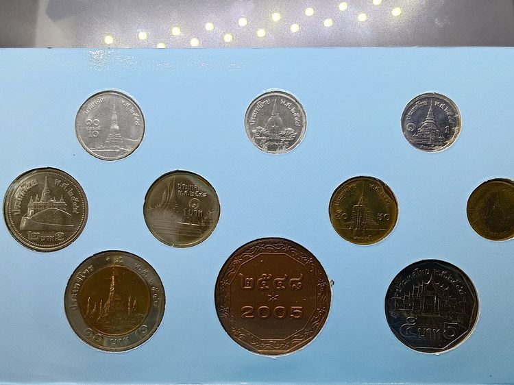 แผงเหรียญกษาปณ์หมุนเวียนประจำปี พ.ศ.2548 ปี ระกา กรมธนารักษ์ รูปที่ 6