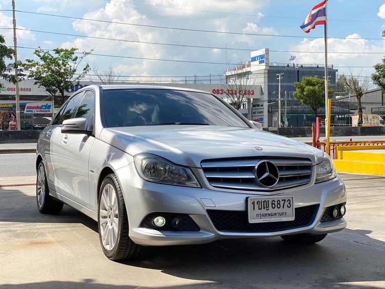 Mercedes-Benz C-Class 2012 C200 CGI Sedan เบนซิน ไม่ติดแก๊ส เกียร์อัตโนมัติ บรอนซ์เงิน