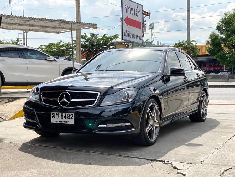 Mercedes-Benz C-Class 2012 C250 CDI Sedan ดีเซล ไม่ติดแก๊ส เกียร์อัตโนมัติ ดำ รูปที่ 4