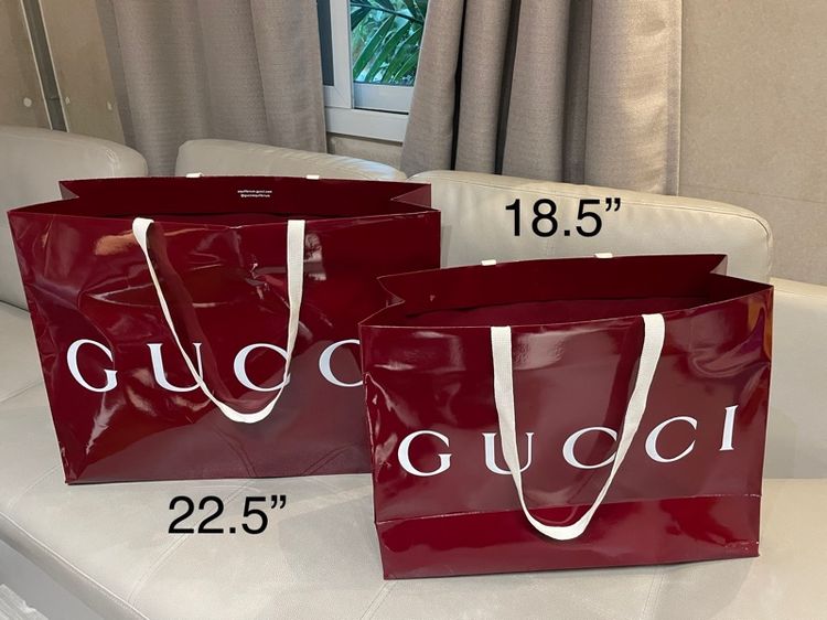 ถุงแบรนด์ ถุงกระดาษ gucci กล่อง ของแท้ รูปที่ 2