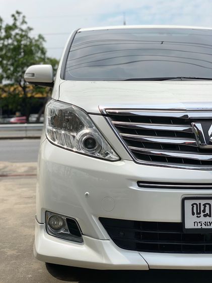 Toyota Alphard 2012 2.4 V Van เบนซิน ไม่ติดแก๊ส เกียร์อัตโนมัติ ขาว รูปที่ 2