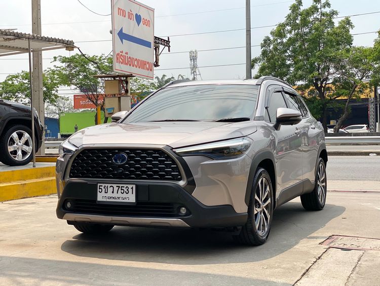 Toyota Corolla Cross 2020 1.8 Hybrid Premium Safety Utility-car ไฮบริด ไม่ติดแก๊ส เกียร์อัตโนมัติ เทา รูปที่ 4