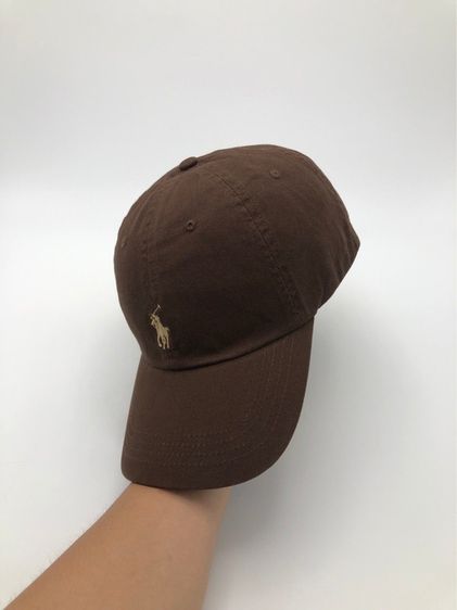 โปร 9.9 Sale หมวกโปโลสีน้ำตาล Polo Ralph Lauren - The Iconic Cotton Chino Ball Cap แท้ 💯 มือสอง รูปที่ 3