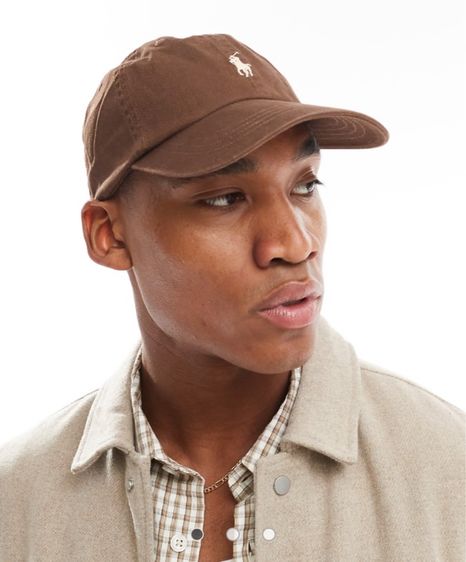 โปร 9.9 Sale หมวกโปโลสีน้ำตาล Polo Ralph Lauren - The Iconic Cotton Chino Ball Cap แท้ 💯 มือสอง รูปที่ 10