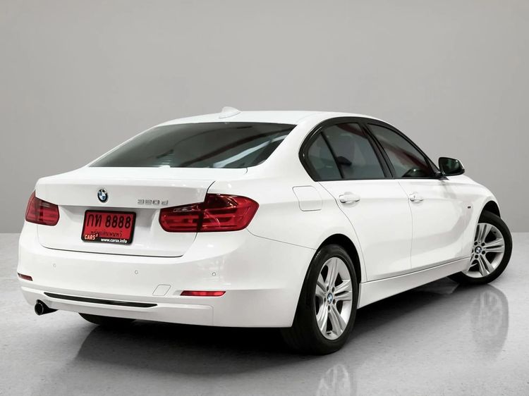 BMW Series 3 2014 320d Sedan ดีเซล ไม่ติดแก๊ส เกียร์อัตโนมัติ ขาว รูปที่ 4