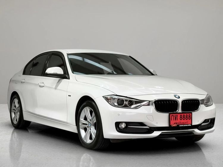 BMW Series 3 2014 320d Sedan ดีเซล ไม่ติดแก๊ส เกียร์อัตโนมัติ ขาว รูปที่ 3