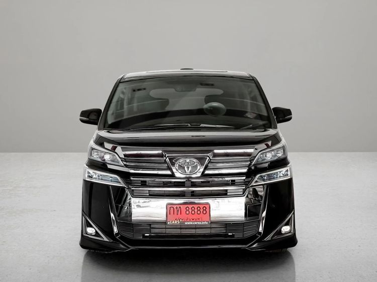 Toyota Vellfire 2019 2.5 Utility-car เบนซิน ไม่ติดแก๊ส เกียร์อัตโนมัติ ดำ รูปที่ 2