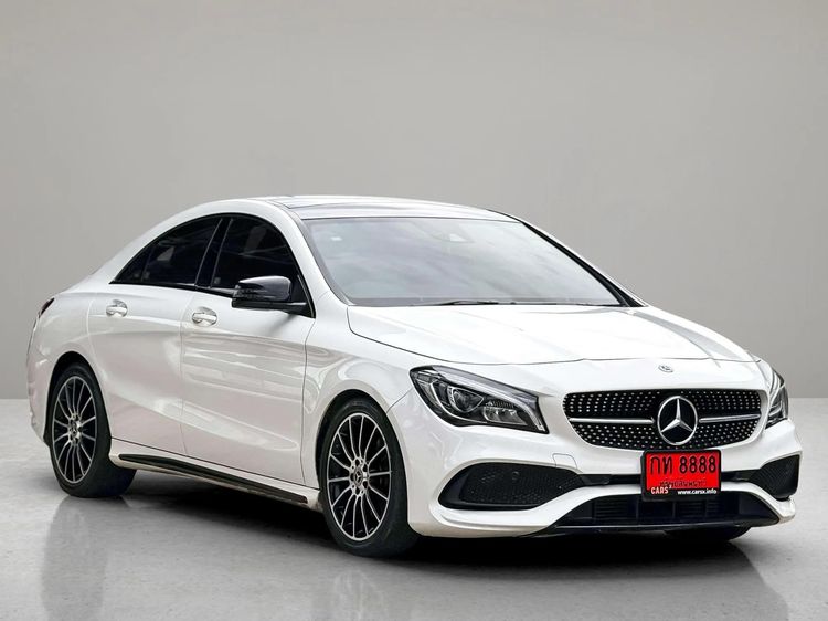 Mercedes-Benz CLA-Class 2018 CLA250 AMG Sedan เบนซิน ไม่ติดแก๊ส เกียร์อัตโนมัติ ขาว รูปที่ 3