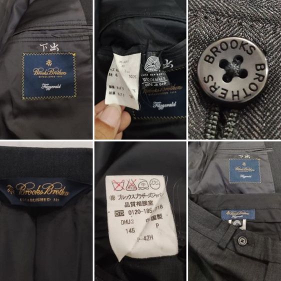 สูทดำ Brooks Brothers.🧥👖 รูปที่ 18