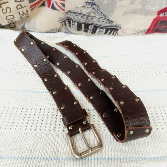 GR : เข็มขัดหนังแท้ สภาพไม่ผ่านการใช้ ราคา📮รวมส่ง รูปที่ 2