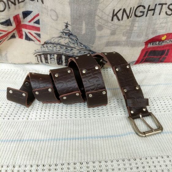 GR : เข็มขัดหนังแท้ สภาพไม่ผ่านการใช้ ราคา📮รวมส่ง รูปที่ 3