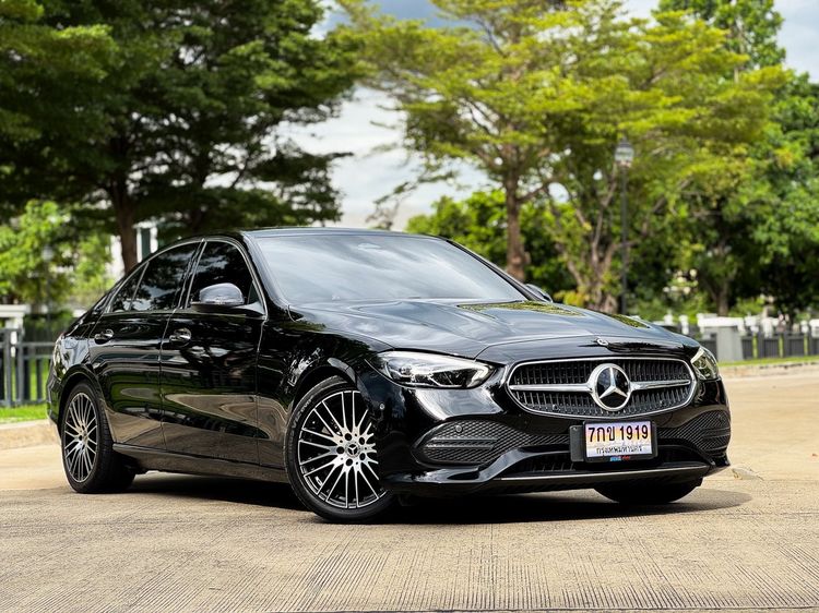 Mercedes-Benz C-Class 2023 C220 Sedan ดีเซล ไม่ติดแก๊ส เกียร์อัตโนมัติ ดำ รูปที่ 3