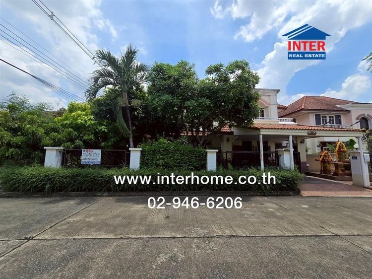 บ้านเดี่ยว 2 ชั้น 67.6 ตร.ว. หมู่บ้านการ์เด้น วิลล่า1 ซอย11 ถนนลำลูกกา คลอง3 ถนนรังสิต-นครนายก ลำลูกกา ปทุมธานี