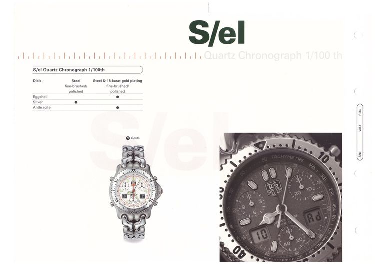 Tag heuer ก้างปลา Sel หน้าขาว โมเดล Senna Ayrton รูปที่ 8