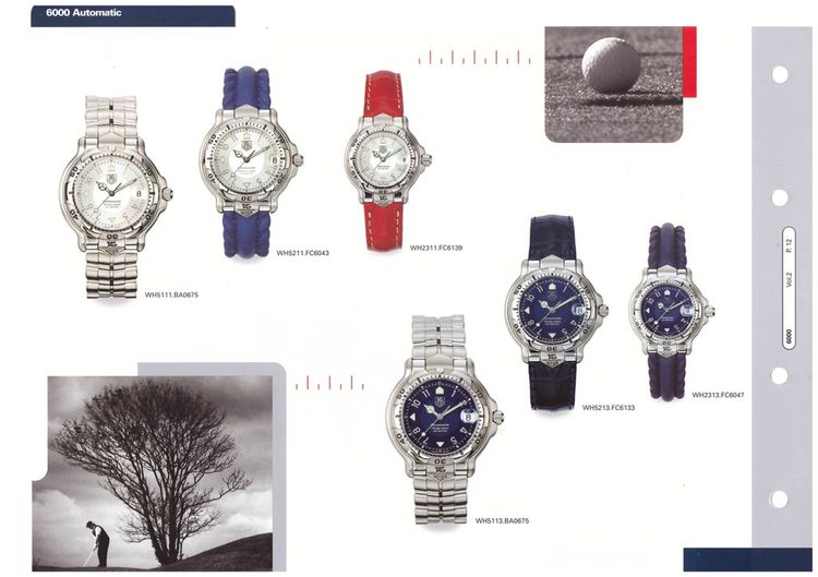 Tag heuer S6000 หลักตัวเลขรุ่นสุดท้าย  Auto Chronometer kingsize รูปที่ 8