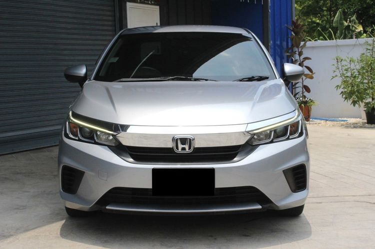 Honda City 2021 1.0 S Sedan เบนซิน เกียร์อัตโนมัติ เทา รูปที่ 2