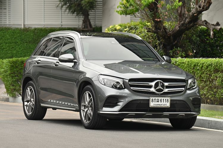 Mercedes-Benz GLC-Class 2018 GLC250d Utility-car ดีเซล ไม่ติดแก๊ส เกียร์อัตโนมัติ เทา รูปที่ 2