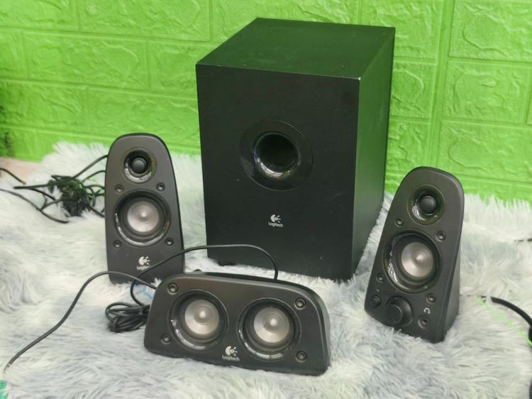 ลำโพงคอมฯ Logitech Z506 75 W ดํา 5.1 ช่อง รูปที่ 3