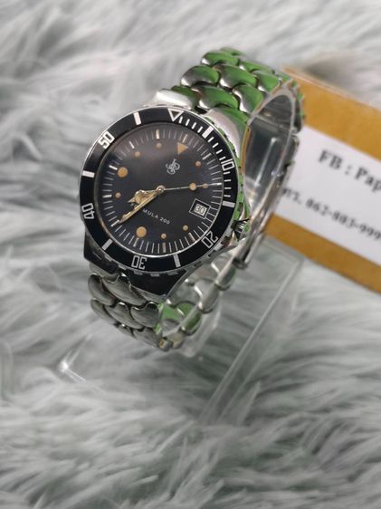 นาฬิกาข้อมือ SWISS BRAND - JPS FORMULA 200 - ตัวเรือนแสตนเลส สภาพสวย รูปที่ 5