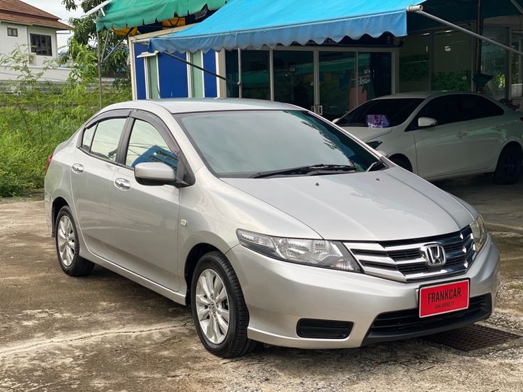 Honda City 2013 1.5 V Sedan เบนซิน ไม่ติดแก๊ส เกียร์อัตโนมัติ เทา รูปที่ 4