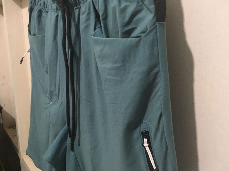 กางเกง ขาสั้น แบรนด์ Find-Out สีเขียวอมฟ้า รูปที่ 6