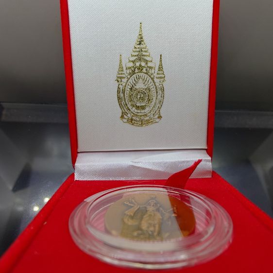 เหรียญพระพิฆเนศ ปางมหาเทพ เวิร์คพอยท์ รุ่นเฉลิมพระเกียรติ 80พรรษา ในหลวง รัชกาลที่9 ปี2550 พร้อมกล่องแดง รับประกันแท้ รูปที่ 2