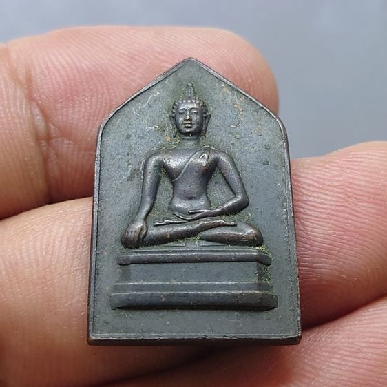 เหรียญพระพุทธเชียงแสน สิงห์หนึ่ง หลังลายเซ็นจอมพล ป.พิบูลย์สงคราม พ.ศ.๒๔๙๕ รูปที่ 5