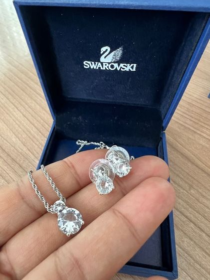 สร้อยคอพร้อมจี้ และ ตุ้มหู Swarovski  รูปที่ 6