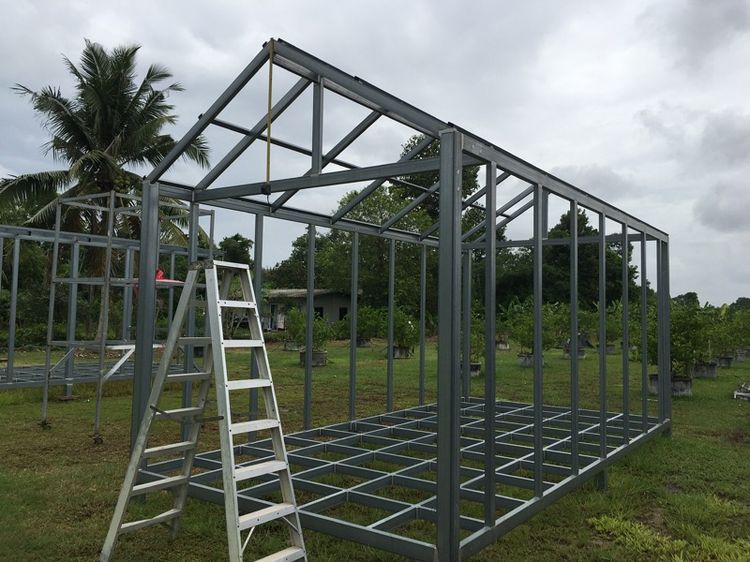 โครงสร้างเหล็กกัลวาไนซ์ บ้านน็อคดาวน์ ขนาด 3x6 เมตร ทรงจั่ว-นอร์ดิก สไตล์ประยุกต์ รูปที่ 3