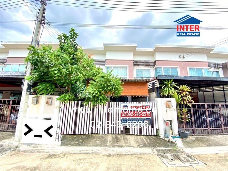 ทาวน์เฮ้าส์ 2 ชั้น 21.8 ตร.ว. หมู่บ้านศุภาลัยวิลล์รังสิต คลอง2 ใกล้โรงเรียนโชคชัยรังสิต ถนนรังสิต-นครนายยก ถนนเลียบคลองรังสิต ธัญบุรี ปทุมธา