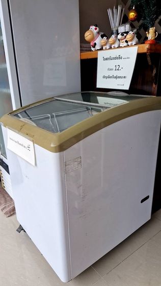 ขายตู้แช่แข็ง ฝากระจกโค้ง ตู้แช่ไอศครีม (มือสอง) รูปที่ 4