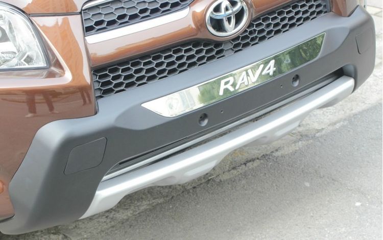 กันชน ด้านหน้า ด้านหลัง 2006-2011 Toyota RAV4 คุณภาพสูง ABS Chrome รูปที่ 2